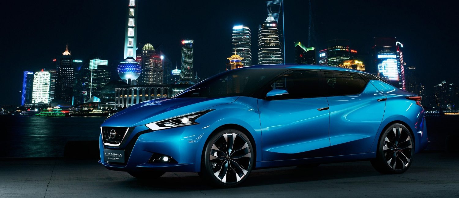 Susipažinkite su „Nissan“ – koncepcinis automobilis – „Lannia“ – vaizdas iš šono