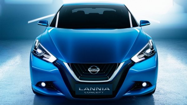 Susipažinkite su „Nissan“ – koncepcinis automobilis – „Lannia“ – vaizdas iš priekio
