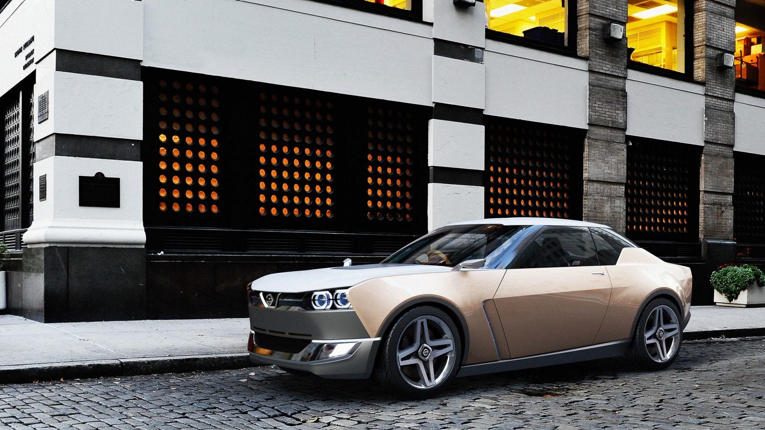 Susipažinkite su „Nissan“ – koncepcinis automobilis – „IDx Freeflow“ – vaizdas iš šono
